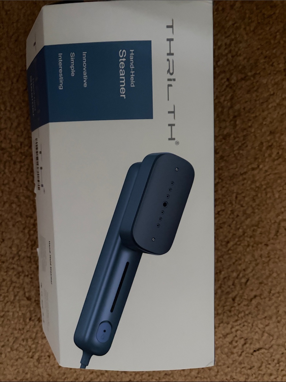 Blue Handheld Steamer - Portable Garment Steamer